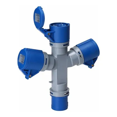 IP44 電気マルチコンセント-